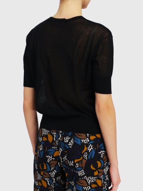 Чёрный свитер MAX MARA: фото 4 - Invogue