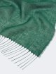 Зеленый шарф Weekend Accessories из чистой льняной пряжи: фото 2 - Invogue