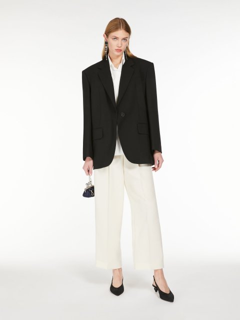 Молочні брюки WEEKEND MAX MARA : фото 3 - Invogue