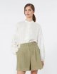 Біла сорочка Weekend Max Mara з чистого льону: фото 4 - Invogue