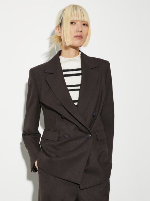 Чоний жакет MAX&CO двобортний: фото 2 - Invogue