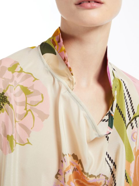 Кремова блуза WEEKEND MAX MARA: фото 4 - Invogue