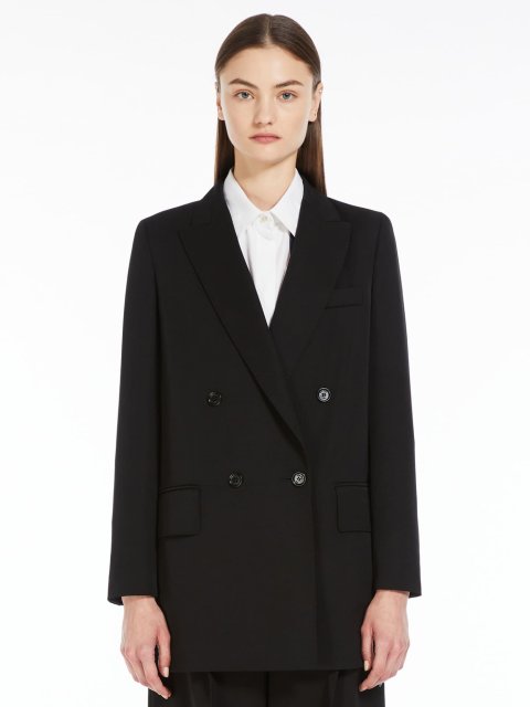 Чорний жакет MAX MARA з кашеміру та мохеру: фото 1 - Invogue