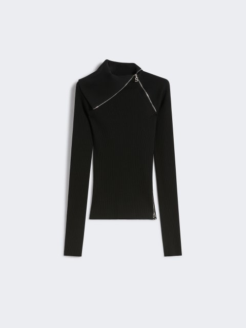 Чорний светр SPORTMAX з вовни: фото - Invogue