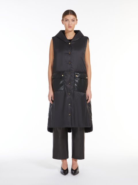 Чорний жилет Max Mara довгий: фото 1 - Invogue