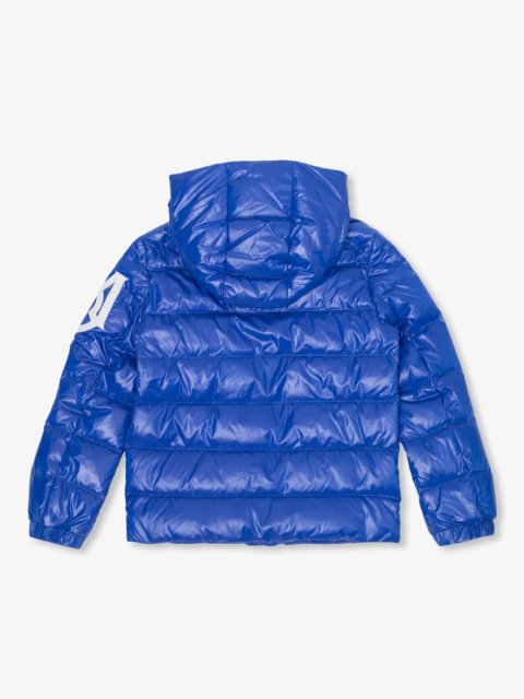 Синяя куртка MONCLER ENFANT: фото 1 - Invogue