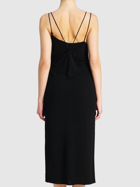 Чёрное платье HELMUT LANG: фото 4 - Invogue