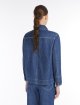 Синя куртка Max Mara з бавовняного деніму: фото 3 - Invogue