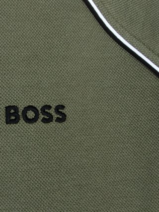 Бежева спортивна кофта BOSS з бавовни та поліестеру: фото 3 - Invogue