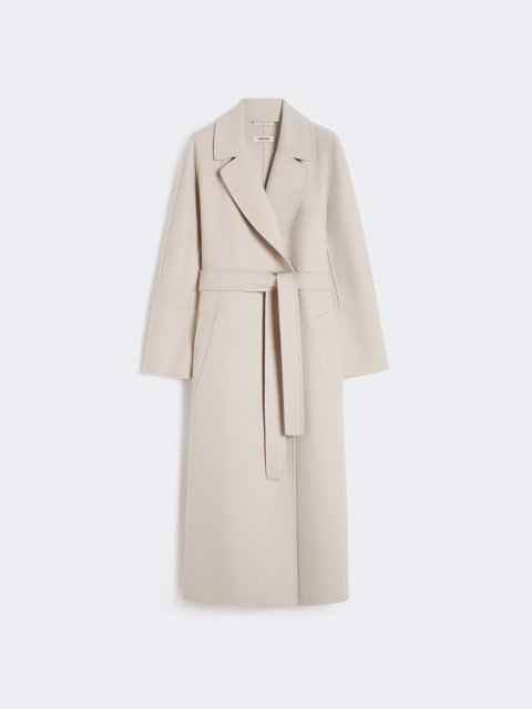 Бежеве пальто MAX MARA з чистої вовни: фото - Invogue