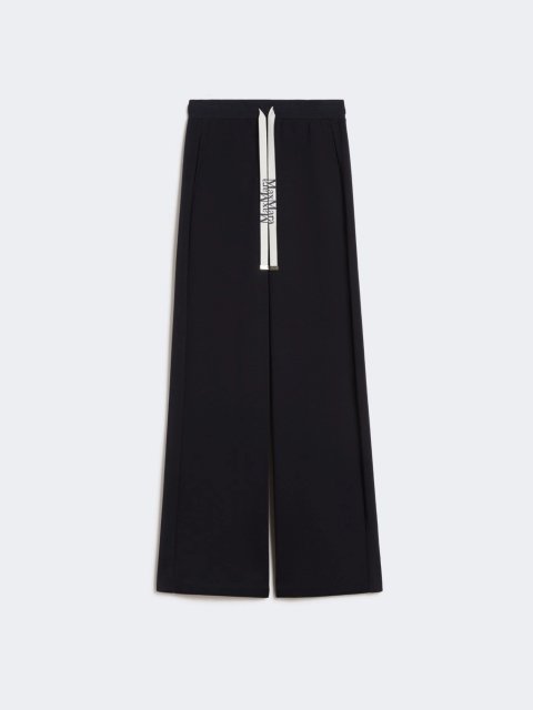 Темно-сині штани MAX MARA з трикотажу: фото - Invogue