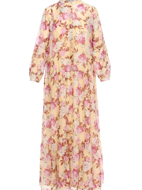 Бежевое платье MARELLA: фото 7 - Invogue