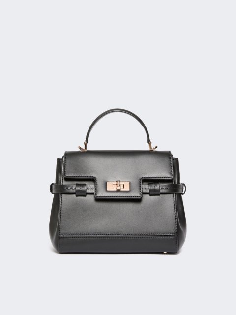 Чёрная сумка MAX MARA из кожи: фото - Invogue