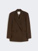 Коричневий жакет WEEKEND MAX MARA з вовни: фото - Invogue