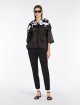 Чорні брюки Max Mara габардинові: фото 1 - Invogue