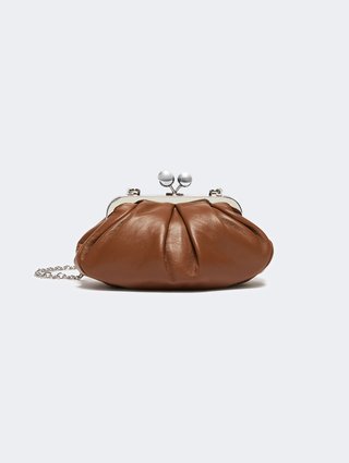 Коричнева сумка Pasticcino Weekend MaxMara зі шкіри: фото - Invogue