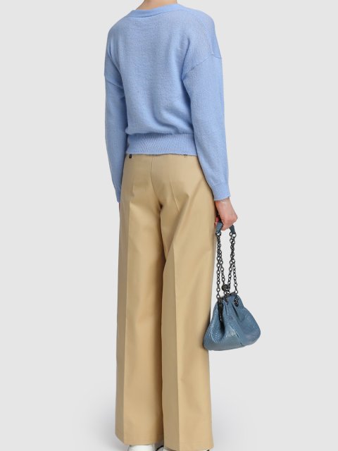 Серый кардиган WEEKEND MAX MARA: фото 2 - Invogue