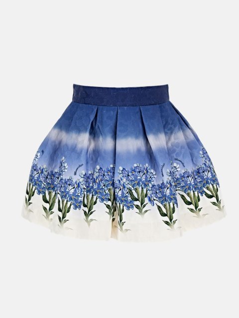 Синя спідниця MONNALISA розкльошеного крою: фото - Invogue