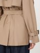 Темно-бежевий плащ MAX MARA двобортний: фото 4 - Invogue