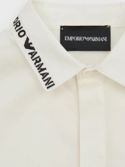 Біла сорочка EMPORIO ARMANI KIDS : фото 2 - Invogue