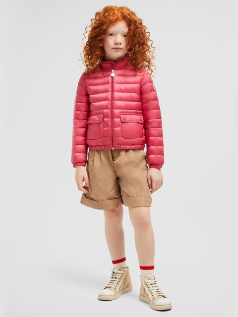 Рожева куртка Moncler стьобана: фото 1 - Invogue