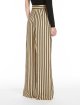 Брюки у смужку Max Mara з льону та бавовни: фото 3 - Invogue