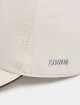 Біла кепка Zegna Airy Baseball Cap з металевою емблемою: фото 2 - Invogue