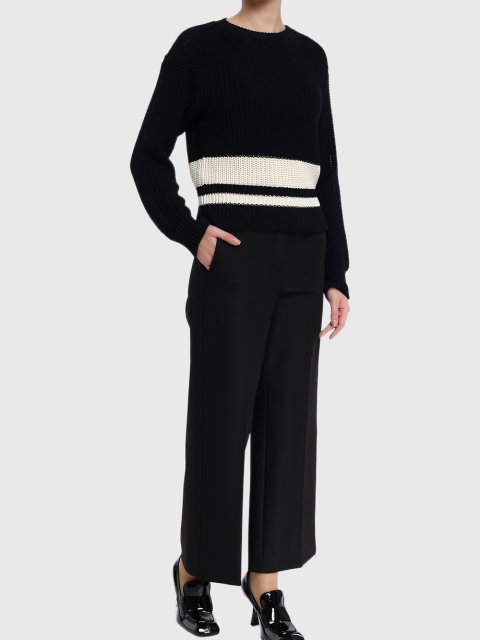 Чорні брюки MAX MARA: фото 1 - Invogue