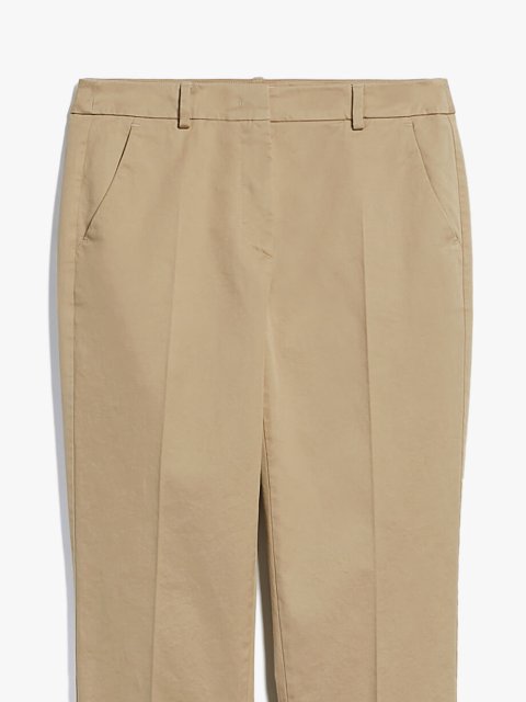 Бежевые брюки WEEKEND MAX MARA: фото 3 - Invogue