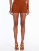 Коричневые шорты MAX MARA: фото 1 - Invogue