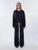 Темно-синє худі MAX MARA з суміші бавовни: фото 1 - Invogue