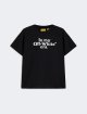 Чорна футболка Off-White з бавовни: фото - Invogue