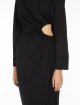 Чорна сукня Max Mara з бавовняного попліну: фото 4 - Invogue