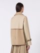 Гірчичний плащ WEEKEND MAX MARA укорочений: фото 3 - Invogue