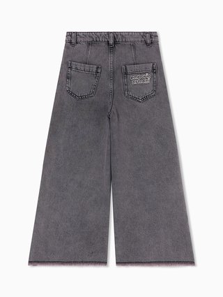 Чорні джинси EMPORIO ARMANI KIDS з бавовни: фото 2 - Invogue