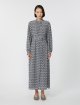 Блакитна сукня WEEKEND MAX MARA з принтом: фото 3 - Invogue