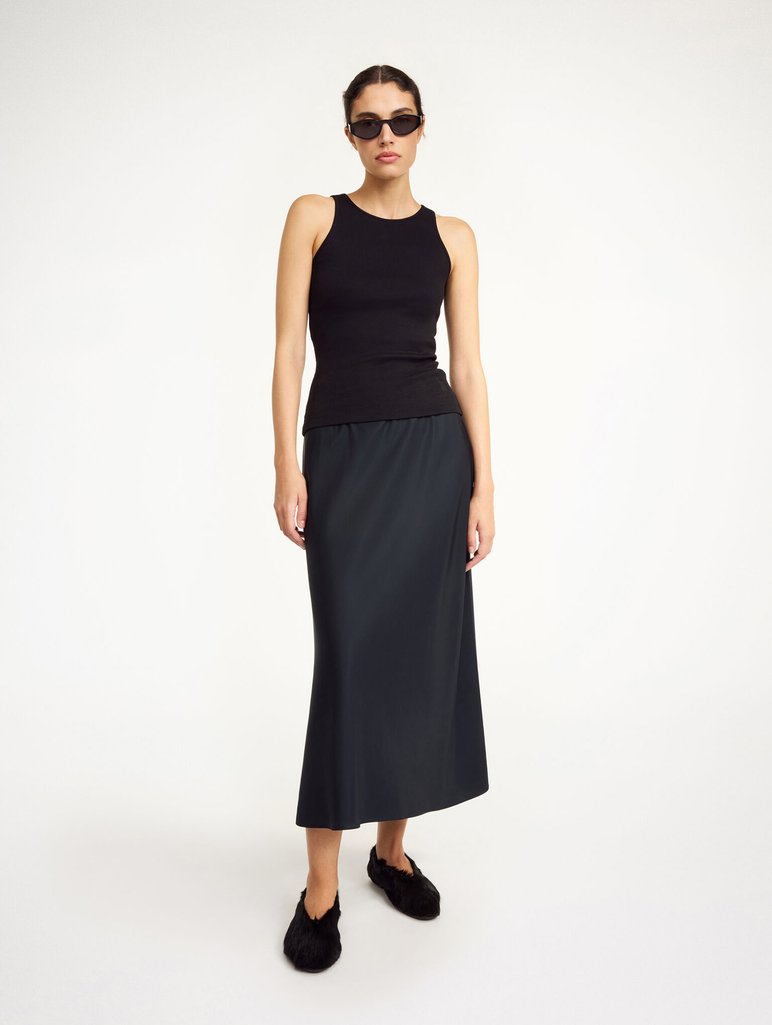 Чорний топ BY MALENE BIRGER з органічної бавовни: фото 1 - Invogue