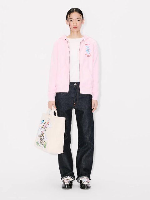 Рожеве худі Kenzo з принтом: фото 1 - Invogue