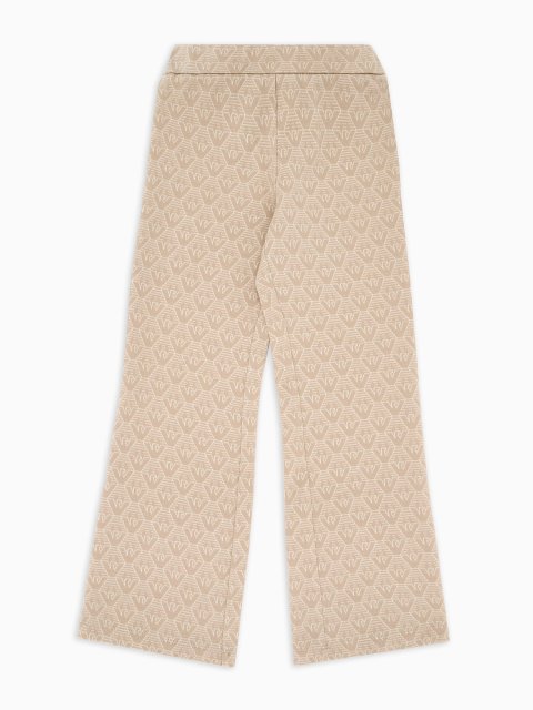 Бежевый костюм EMPORIO ARMANI KIDS из смеси хлопка: фото 2 - Invogue