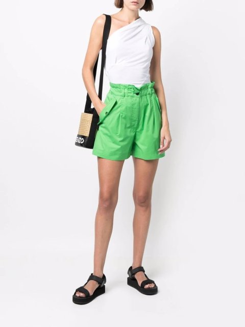 Бирюзовые шорты KENZO: фото 3 - Invogue