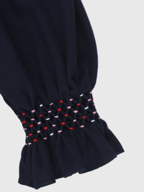 Синее платье IL GUFO: фото 4 - Invogue