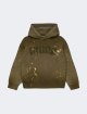 Оливковая кофта DSQUARED KID из хлопка: фото - Invogue