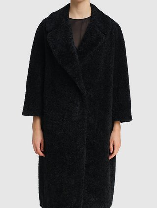 Чёрная шуба MAX MARA: фото 3 - Invogue