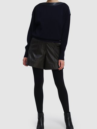 Тёмно-синий свитер Sportmax: фото 1 - Invogue