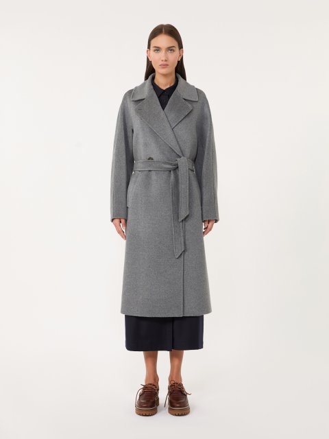 Серое пальто WEEKEND MAX MARA из шерсти: фото 2 - Invogue
