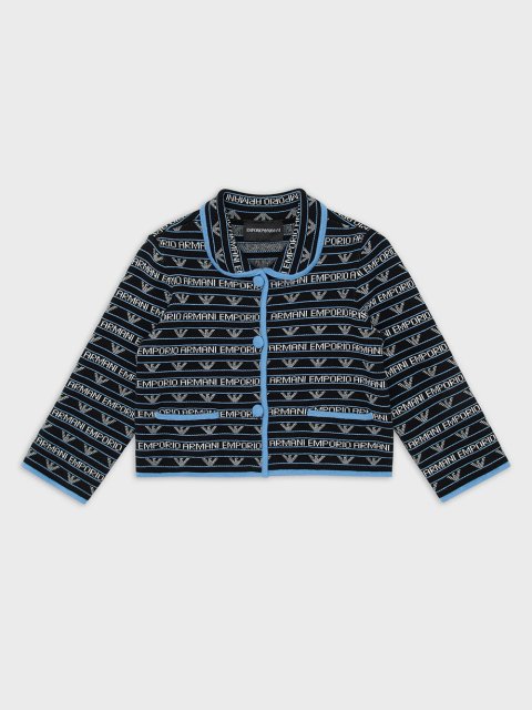 Чорний піджак EMPORIO ARMANI KIDS : фото - Invogue