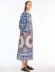 Длинное платье WEEKEND MAX MARA с принтом: фото 3 - Invogue