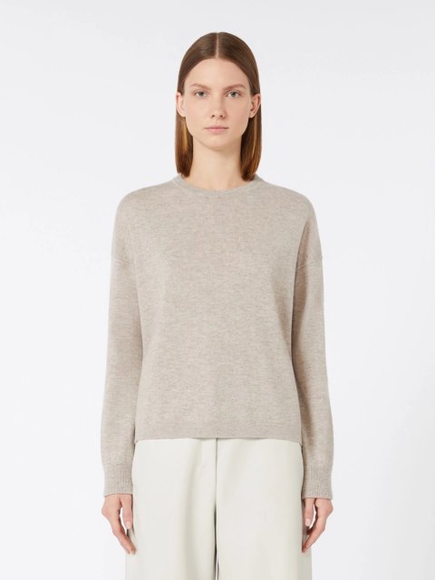 Бежевий светр MAX MARA з вовни та кашеміру: фото 2 - Invogue