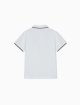 Поло из эластичного пике Emporio Armani Kids: фото 2 - Invogue