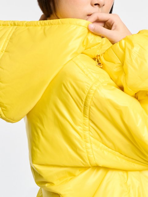 Желтая куртка Dorothee Schumacher нейлоновая: фото 4 - Invogue
